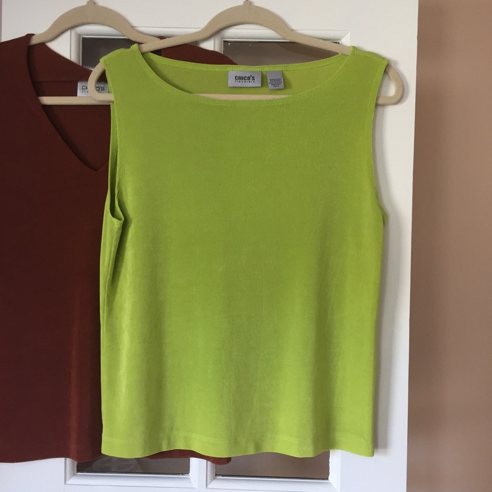 Chico's Travelers Collection - Green Tank